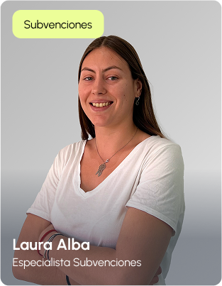 Laura Alba especialista subvenciones Tramiting